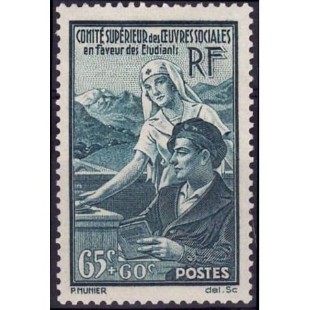 n°417 65c+60c. Etudiants