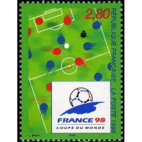 n°2985 2F80 Coupe du monde de football France 98