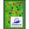 n°2985 2F80 Coupe du monde de football France 98