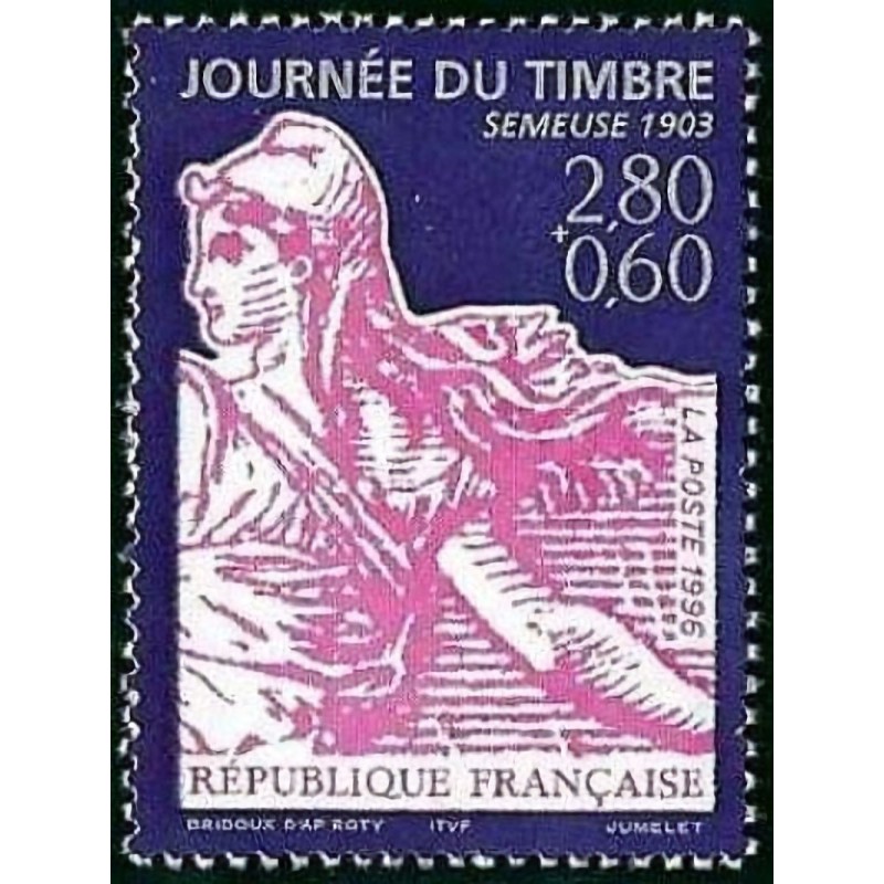 n°2990 2F80+0F60 Journée du timbre 1996