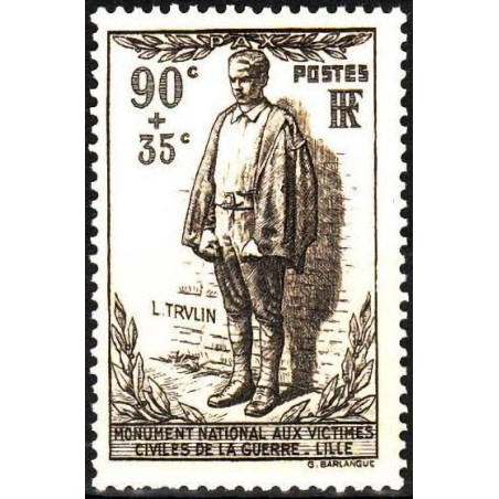 n°420 90c.+35c. Léon Trulin