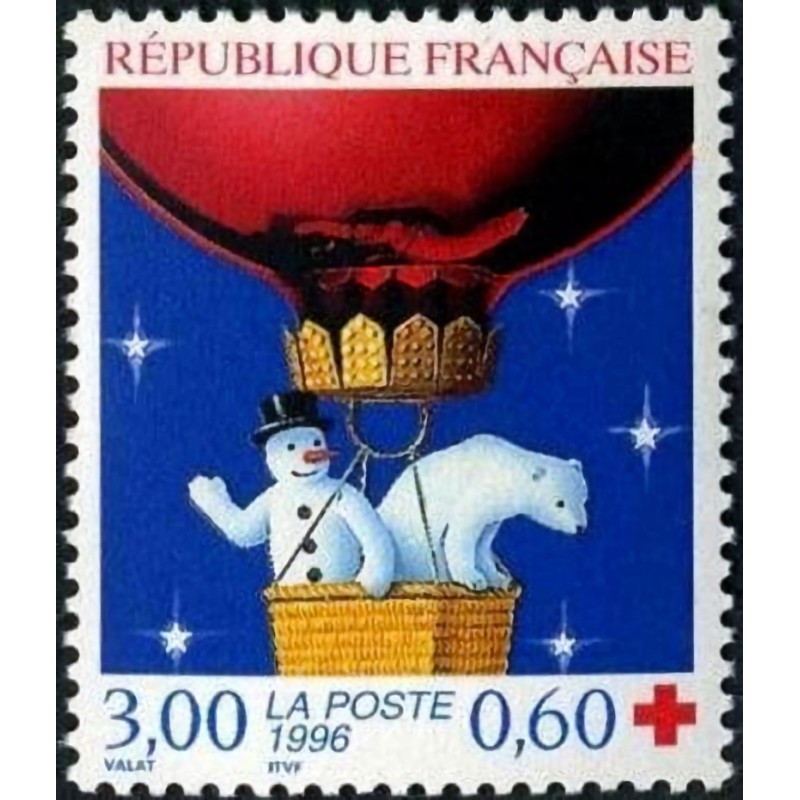 n°3039 3F+0F60 Croix-Rouge 1996