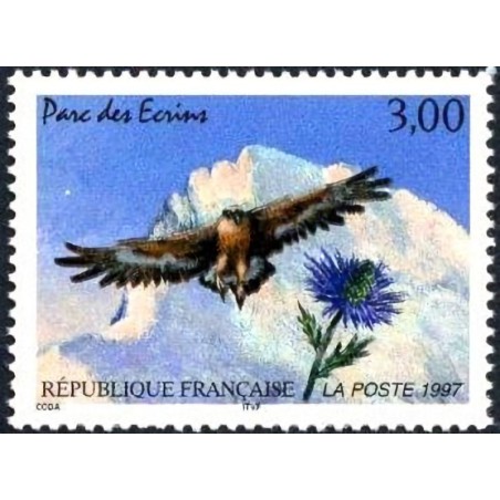 n°3054 3F Aigle royal et chardon bleu