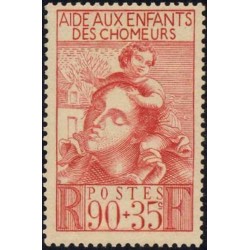 n°428 90c.+35c.Enfants de chômeurs