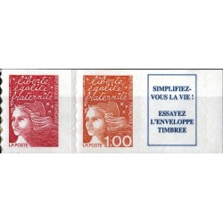 n°3101b 1F+TVP+vignette Marianne de Luquet