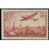 PA n°13 3F50c. avion survolant Paris