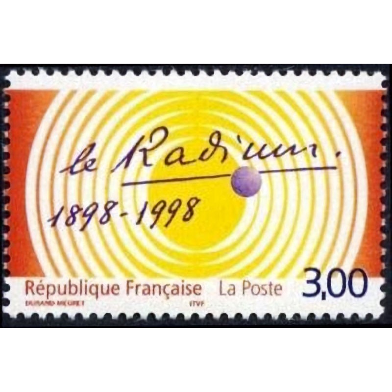 n°3210 3F Centenaire de la découverte du radium