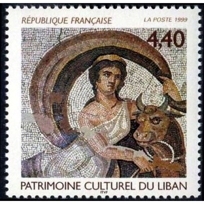 n°3224 4F40 Mosaïque de Biblos