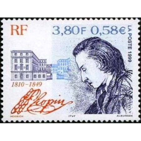 n°3287 3F80 Frédéric Chopin