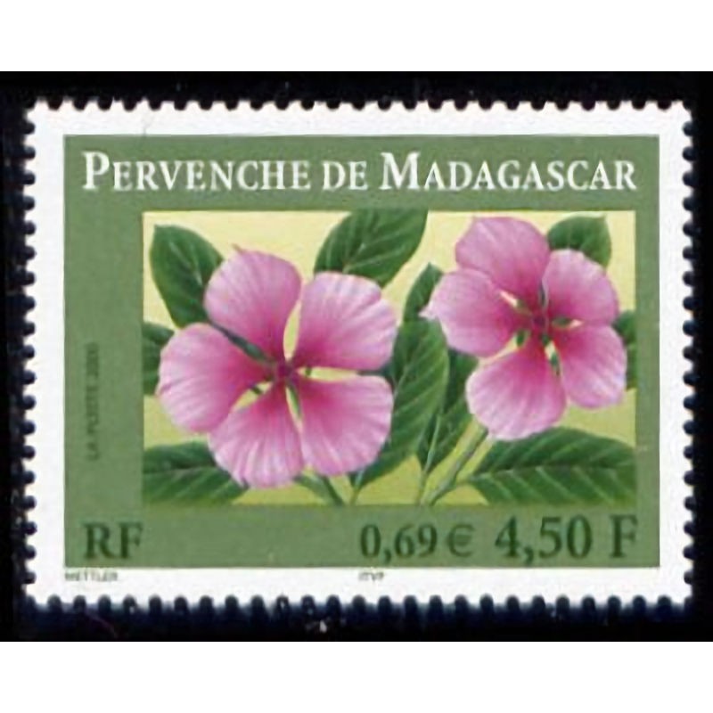 n°3306 4F50 Pervenche de Madagascar
