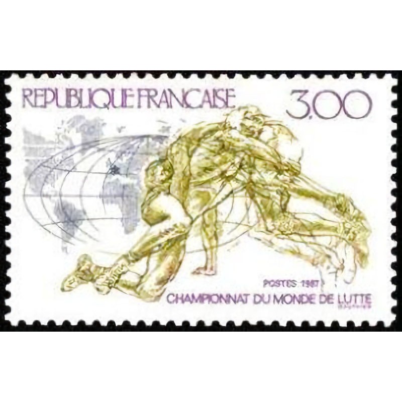 n°2482 3F Championnat du monde de lutte