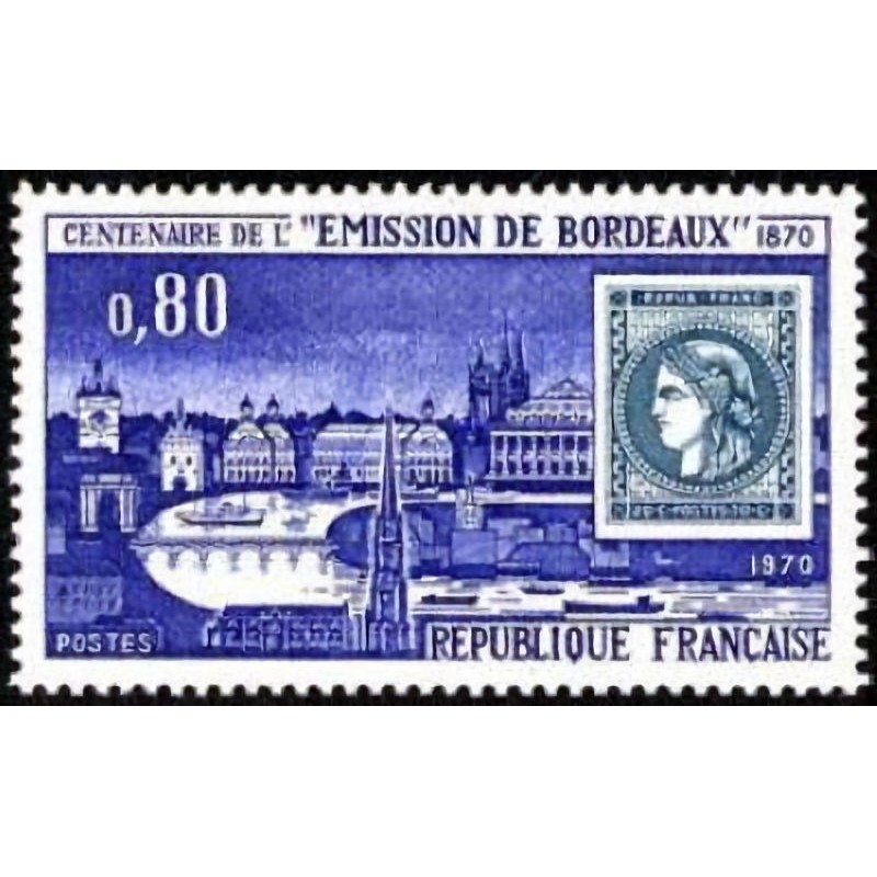 n°1659 0F80 Centenaire de l'émission de Bordeaux