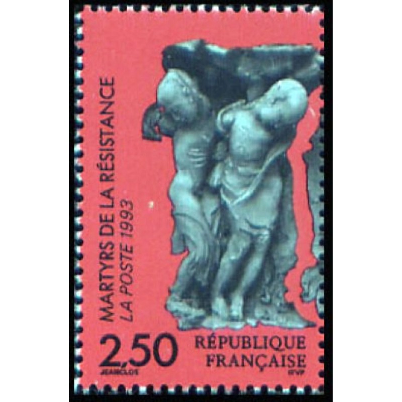 n°2813 2F50 Martyrs et héros de la résistance