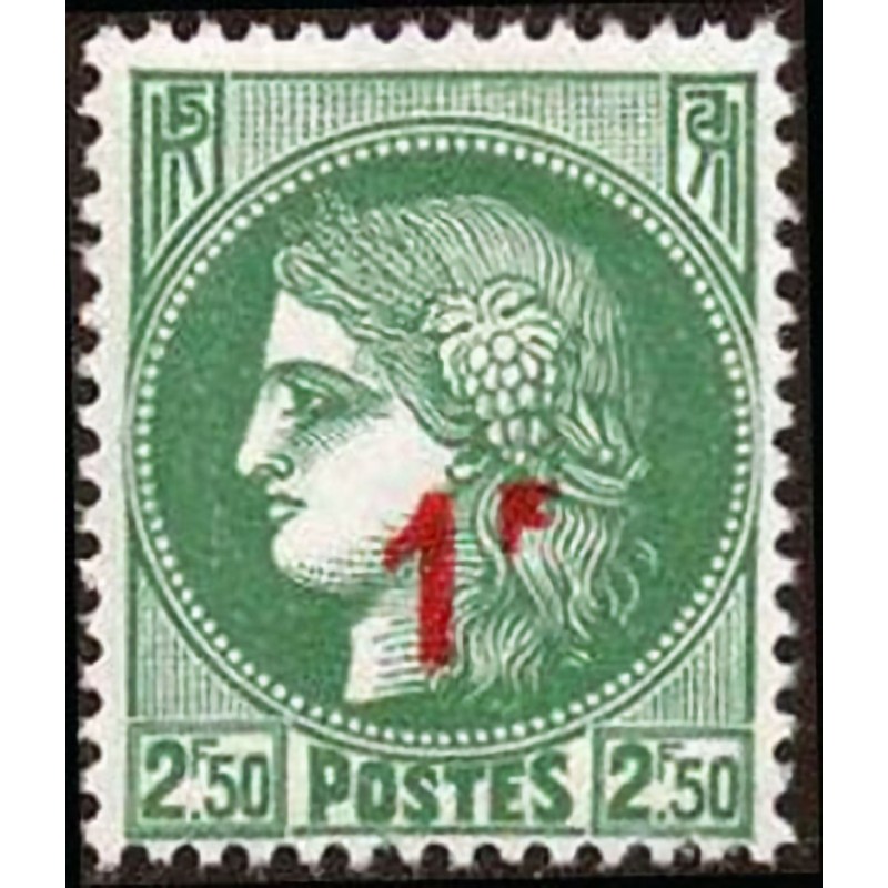 n°488 1F sur 2F50c type Cérès