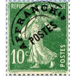 Préo n°51 10c. Semeuse camée