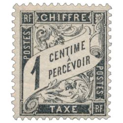 Taxe 10 1c. type Duval