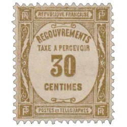 Taxe 46 30c. Recouvrements