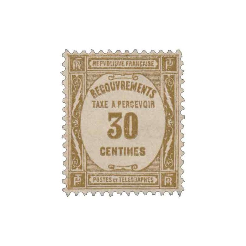 Taxe 46 30c. Recouvrements