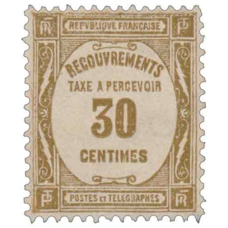 Taxe 46 30c. Recouvrements