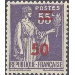 n°478 50c. sur 55c. type Paix
