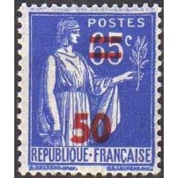 n°479 50c. sur 65c. type Paix