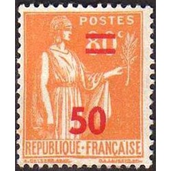 n°481 50c. sur 80c. type Paix