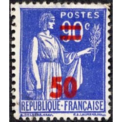 n°482 50c. sur 90c. type Paix