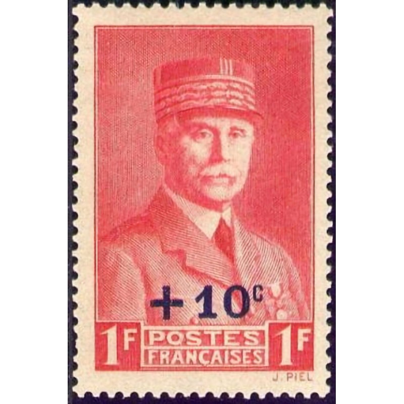 n°494 +10c. sur 1F Pétain