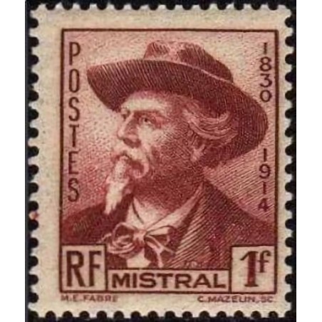 n°495 1F. Frédéric Mistral
