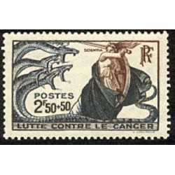 n°496 2F50c+50c Le cancer