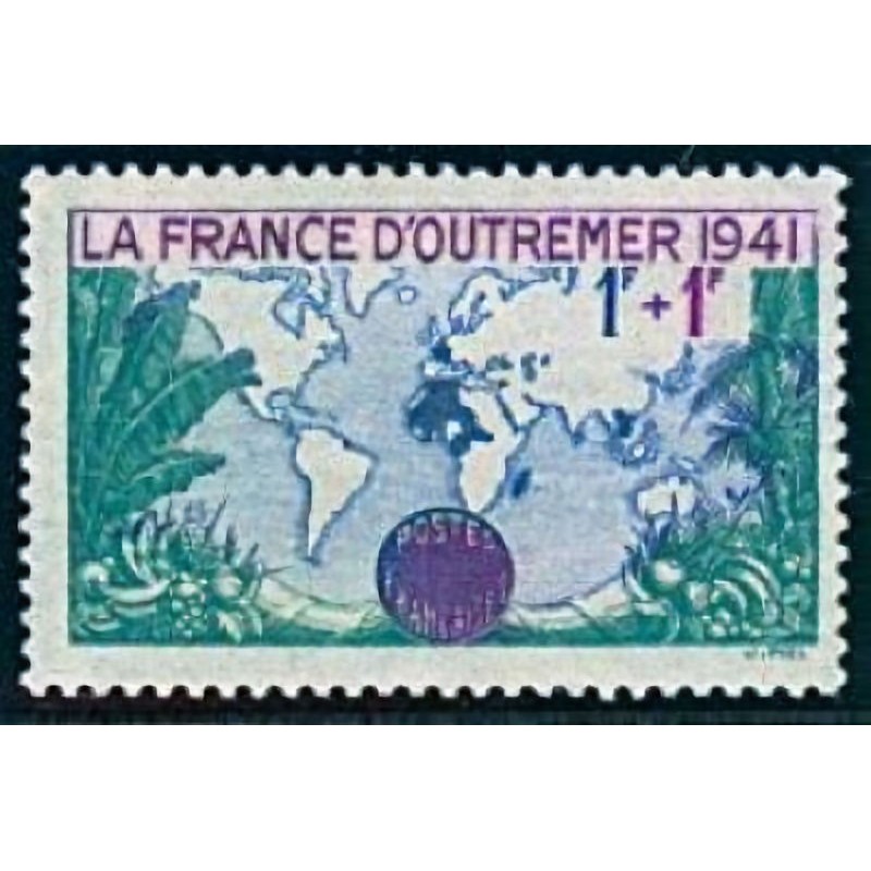 n°503 1F+1F. Pour la France d'outremer