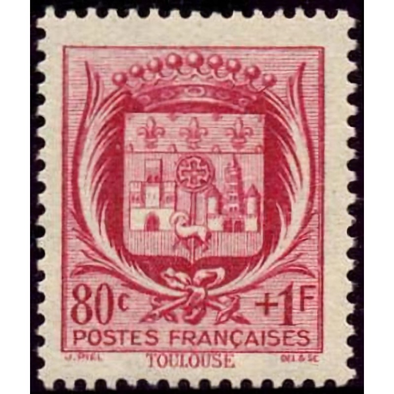 n°530 80c.+1F. Toulouse