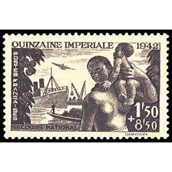 n°543 1f50+8F50 Quinzaine impériale