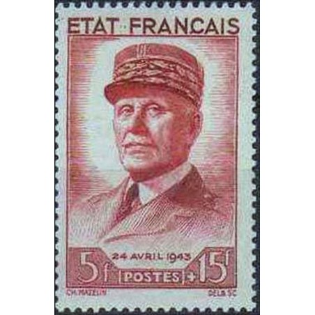 n°580 5F+15F Secours national