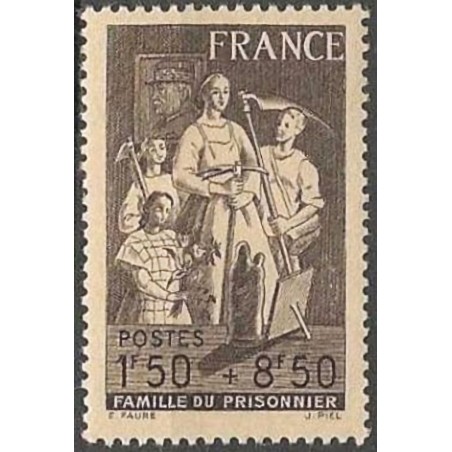 n°585 1F50c+8F50c. Famille du prisonnier