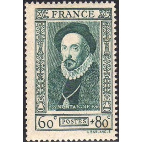 n°587 60c.+40c. Montaigne