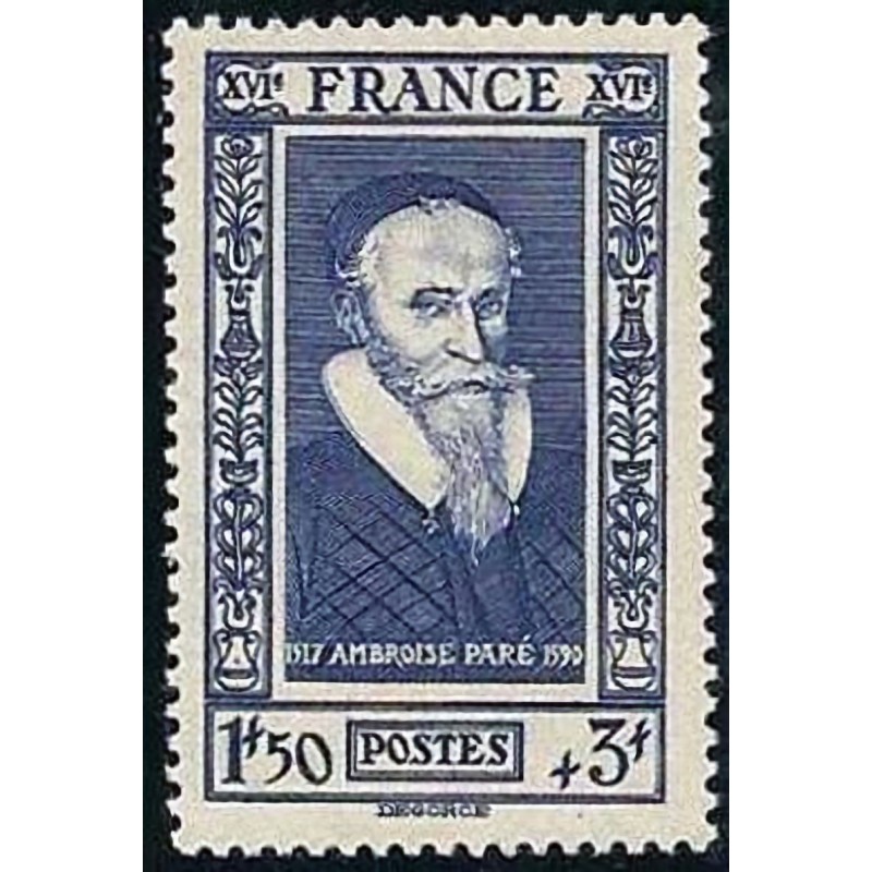 n°589 1F50c.+3F. Ambroise Paré