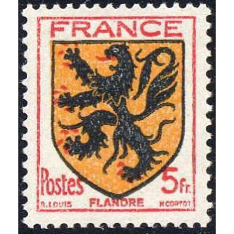 n°602 5F. blason Flandre