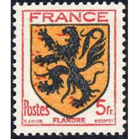 n°602 5F. blason Flandre
