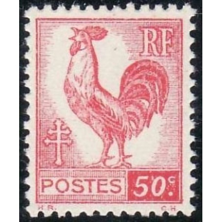 n°633 50c. Coq d'Alger