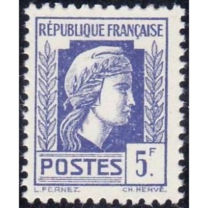 n°645 5F. Marianne d'Alger