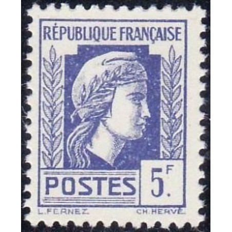 n°645 5F. Marianne d'Alger