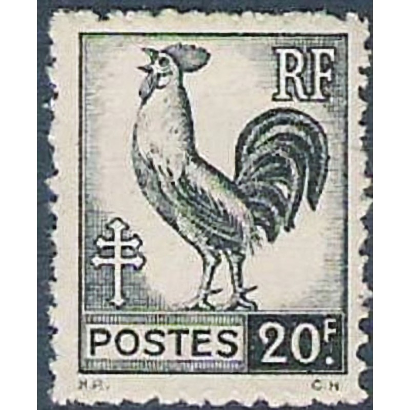 n°648 20F. Coq d'Alger