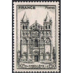 n°663 50c.+1F50c. Cathédrale d'Angoulême