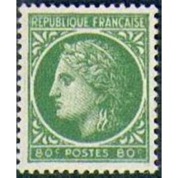 N°675 80c. type Cérès de Mazelin