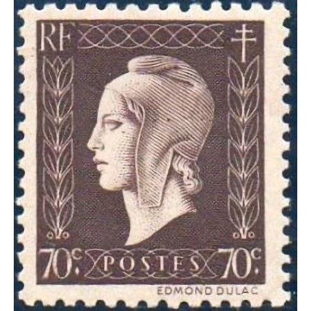 N°687 70c. Marianne de Dulac