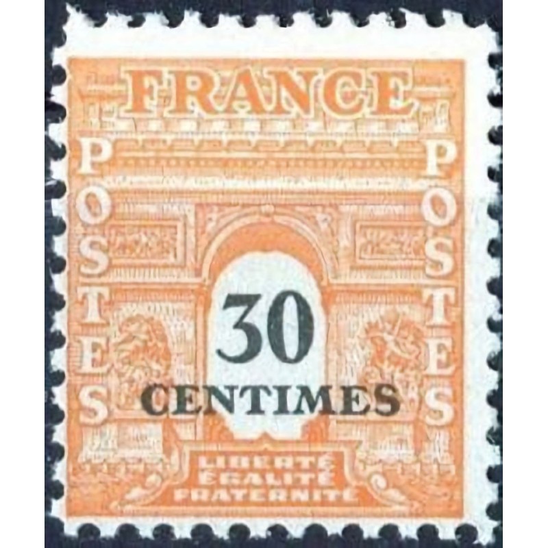 n°702 30c. Arc de triomphe 1944