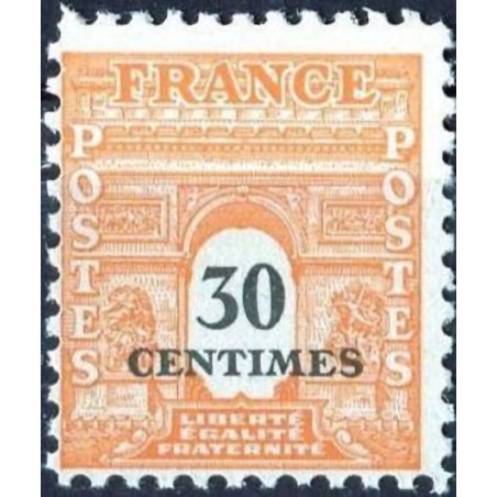 n°702 30c. Arc de triomphe 1944
