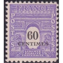 n°705 60c. Arc de triomphe 1944