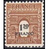 n°707 1F20c. Arc de triomphe 1944